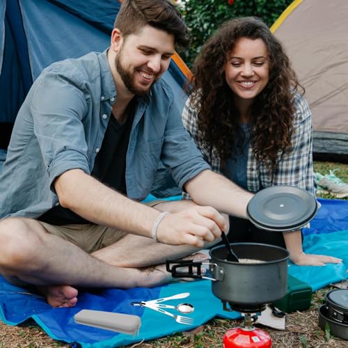 Travel Utensils Set with Silicone Case, Stainless Steel Silverware Set for Work Lunch Camping Picnic, Portable Cutlery Set on the Go, Easy to Clean (Grey) - color: Gray