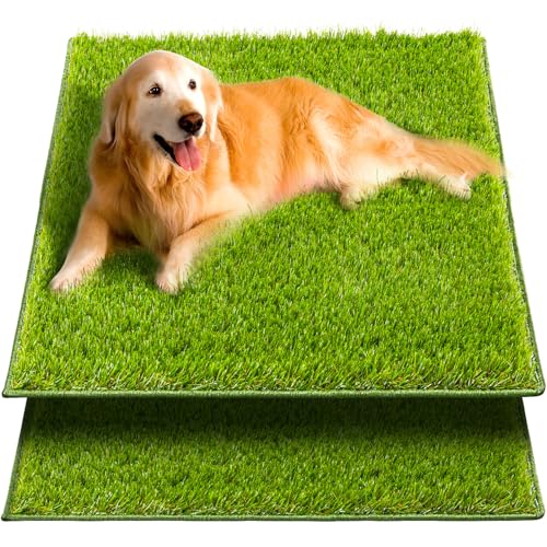 Hompet Artificial Dog Grass Pad for Dogs, 45"x27.5", Easy to Clean with Drainage Holes - size: 45 x 27.5"