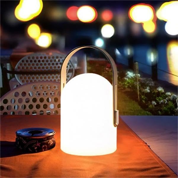 TRIROCKS Battery Operated Portable Lamp Cordless Dimmable Table Light Night Light with 4000mAh Battery and Remote Control for Bedroom Outdoor Indoor Home Decor Camping