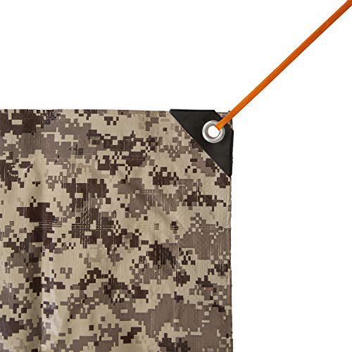 Stansport Camo Medium-Duty Rip-Stop Tarp - size: 10 X 12-Feet