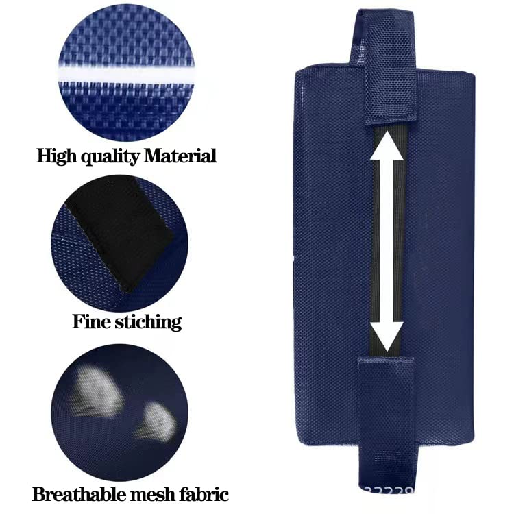 Ostlttyn Pillow - Soft Removable Padded Cushion Headrest with Elastic Band, Universal for Zero Gravity Chair, Lounger, Patio Recliner, Blue - color: Blue, size: 1 Pack