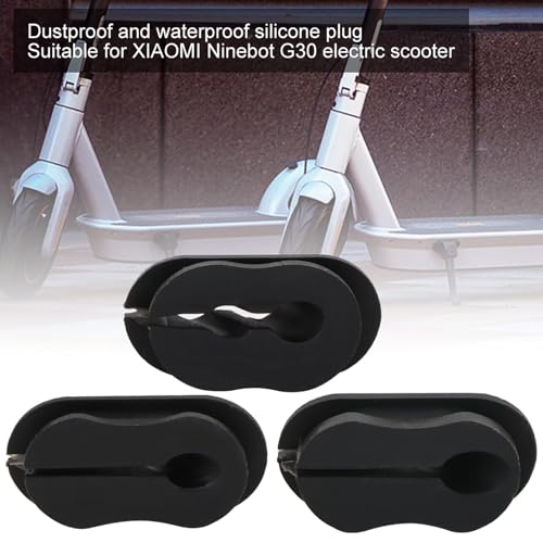 6pcs Charging Port Cover, Silicone Scooter Cable Grommet Water Proof Cable Buckle Protector Accessories for G30 Electric Scooter