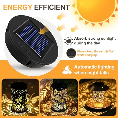 Replacement Solar Light Parts, 4 Pack Solar Lights Replacement Top, 8 lumens, Waterproof Battery Box Top DIY Lantern Outdoor Garden Patio Decor（Warm Yellow, 3.15in） - size: 3.15inch 4pcs Warmwhite