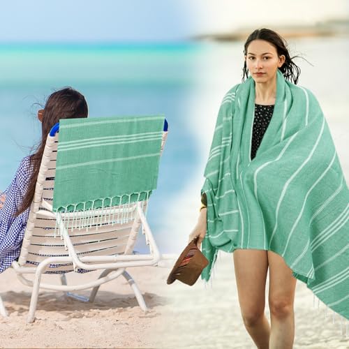 YSYJ Oversized Turkish Beach Towel Giant XXL Beach Towel Quick Dry Sand Free Extra Large Turkish Lightweight XL Beach Blanket for Travel Teal - color: Teal, size: 72"x72"- 1 Pack