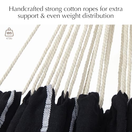PNAEUT Double Hammocks for Outside, Replacement Outdoor Tree Hammock for Indoor Patio Porch Gardenn (Chasm, Medium) - color: Chasm, size: Medium