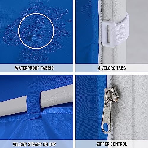 COOSHADE Instant Canopy SunWall 8x8 Canopy SideWall for Pop up Canopy Tent, 1 Pack Sidewall Only, Blue - color: Blue, size: 8x8-Standard