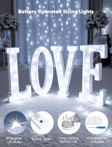 Minetom 12 Pack Fairy Lights Battery Operated String Lights 8 Modes, 7ft 20LED White Waterproof Silver Wire Twinkle Lights, Firefly Starry Moon Lights for Mason Jars DIY Christmas Wedding Party - color: White, size: 12 Pack