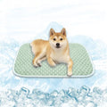 MICROCOSMOS Pet Cooling Mat & Sleeping Pad- Breathable Bubble Surface, EZ Clean. Keep Cooling for Pets, Kids and Adults in Summer.(Green, 28" x 22") - color: Green, size: 28" x 22"