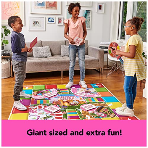 Spin Master Games, Candy Land Giant Edition, Preschool Game for Indoor & Outdoor Fun with Big Oversized Board, for Family and Kids, 2-4 Players, Ages 4 & Up - style: Spin Master Games
