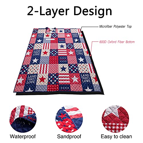 600D Oxford Fabric Foldable Throw Blanket for Couch - 60"x70" Portable Outdoor Throw Blanket for Family Camping, Park, Grass, Waterproof, Durable, Oversized Seats, Kids-Friendly（Red） - color: Red