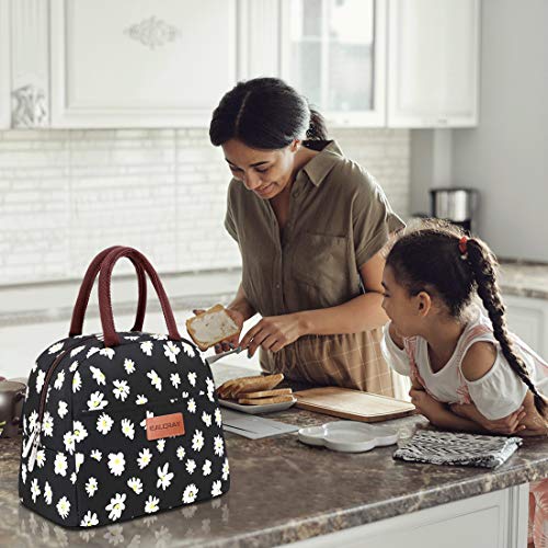 BALORAY Lunch Bag for Women Men Insulated Lunch Box for Adult Reusable Lunch Tote Bag for Work, Picnic or Travel (Daisy) - color: Daisy, size: M