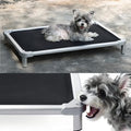 Senneny Chew Proof Elevated Dog Bed Small Sized Dog, Raised Cot for Indoor Outdoor Camping, Heavy-Duty Chew Resistant Hidden Fabric Indestructible Dog Bed, S, 36" L x 24" W x 4.5" H - size: S - 36"L x 24"W x 4.5"H