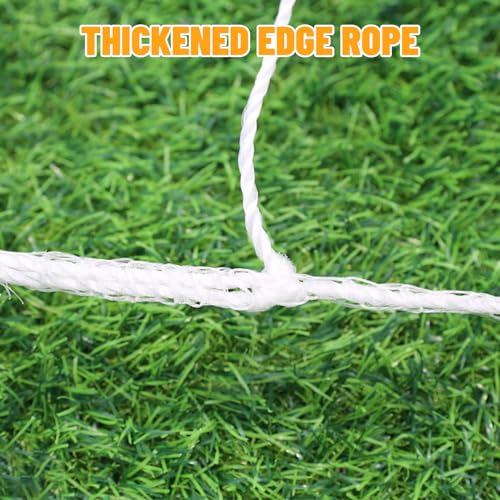 Soccer Goal Nets, Football Net Sports Replacement Post Net for 6' x 4', 8' x 6', 12' x 6't, 24' x 8' Soccer Goals - Not Include Posts - size: 8 x 6 Foot