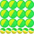 Charniol Kids Toys Toss and Catch Game Set Beach Game Outdoor Ball Sports Games Toss and Catch Ball Nylon Toys for Kids Adults(Yellow Green,12 Paddles 6 Balls) - color: Yellow Green