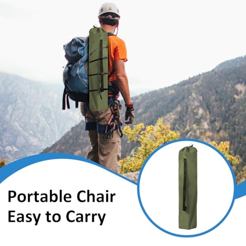 Camping Chair 2 Pack Portable Folding Chair with Cup Holder and Cooler Bag, 285lbs Capacity, Upgraded Foldable Chair for Outdoor, Beach, Fishing, Backpacking, Navy Blue - color: Navy Blue