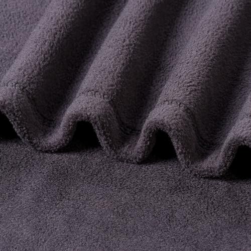 Berkshire Blanket Microfleece Queen Size Bed Blanket Black,Lightweight Soft Breathable Plush Micro Fleece Blanket for Bed Couch Sofa,90x90 Inches - color: Black, size: Full/Queen