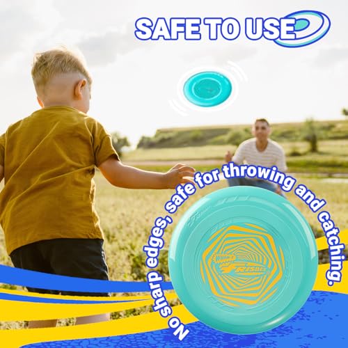 Frisbee Go Flying Disc, 9 Inch Lightweight Sports Disc for Beginners Outdoor Beach Backyard Lawn Park Camping Family Activity Game - 70g - color: V2345-4PACK