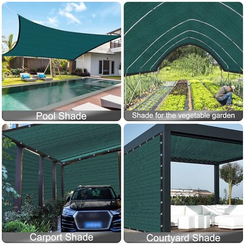 80% Shade Cloth - Sun Shade Cloth Mesh Tarp with Grommets for Plant Cover 4x8FT Patio Canopy Garden Pergola Greenhouse Car Barn Kennel - size: 4X8FT