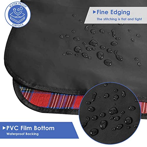 GIVERARE Picnic Beach Blanket, XL Sandfree Waterproof Outdoor Camping Blankets, Quick Drying Family Mat, Portable Extra Large Mats for Travel, Hiking, Music Festival, Lawn-Red - color: Red, size: 5' x 6'8"