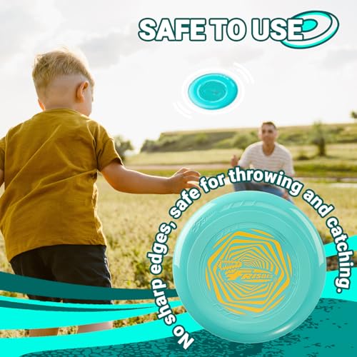 Frisbee Go Flying Disc, 9 Inch Lightweight Sports Disc for Beginners Outdoor Beach Backyard Lawn Park Camping Family Activity Game - 70g - color: V1