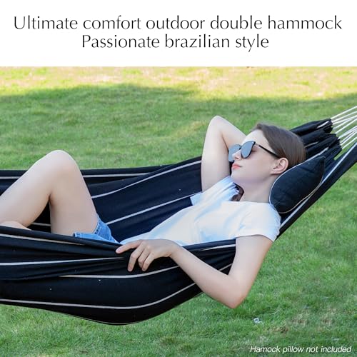 PNAEUT Double Hammocks for Outside, Replacement Outdoor Tree Hammock for Indoor Patio Porch Gardenn (Chasm, Medium) - color: Chasm, size: Medium