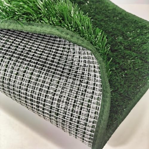 Dog Grass Pee Pad for Training, 28.1"x 18.1" Reusable Washable Replacement Artificial Grass for Potty Tray, Indoor/Outdoor Turf Grass (2 PCS) - size: 28.1×18.1 Inch(pack of 2)