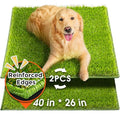 Hompet Artificial Dog Grass Pad for Dogs, 40"x26", Easy to Clean with Drainage Holes - size: 40 x 26"