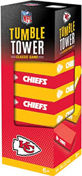 MasterPieces Game Day - NFL Kansas City Chiefs - Officially Licensed Tumble Tower, Real Wood Blocks - style: Kansas City Chiefs