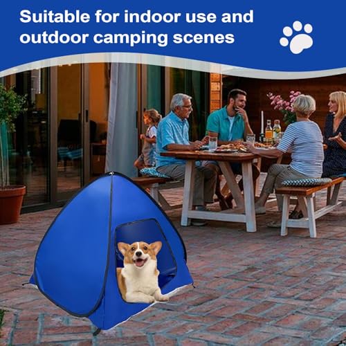Outdoor Dog Tent, Portable Shade House Foldable Shelter, Cat Dog Shade Outside Pet Supplies for Backyard, Patio, Garden, Camping, Picnicking, Outings