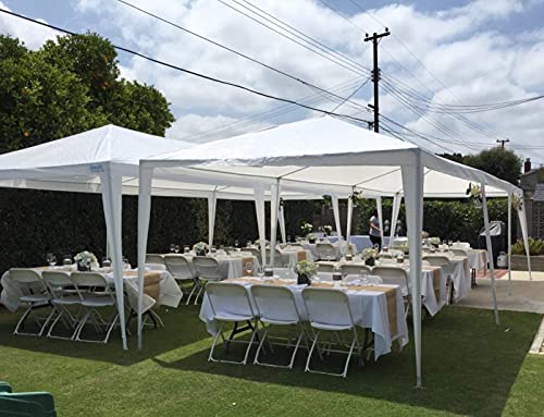 Quictent 10x30 Party Tent Gazebo Wedding Canopy Tent for Parties BBQ Shelter Pavilion with Removable Church Sidewalls & Elegant Church - size: 10'x30'-standard