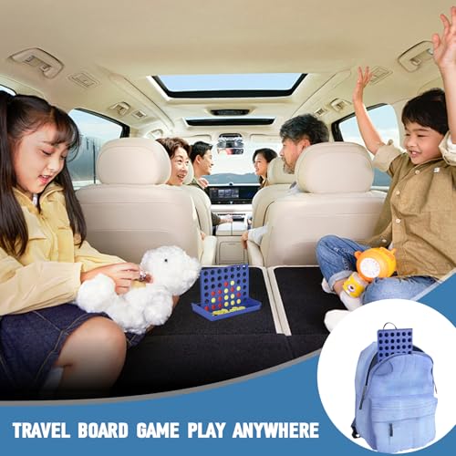 Pedolini 4 in a Row Connect Game Travel Board Game (Small) Mini 7x4.8 Inch - size: Small