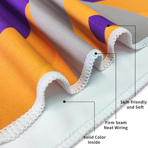 Abstract Print Beach Towel Lightweight Quick Dry Sand Resistant Oversized Artistic Towel for Pool Travel - color: Patterned Print
