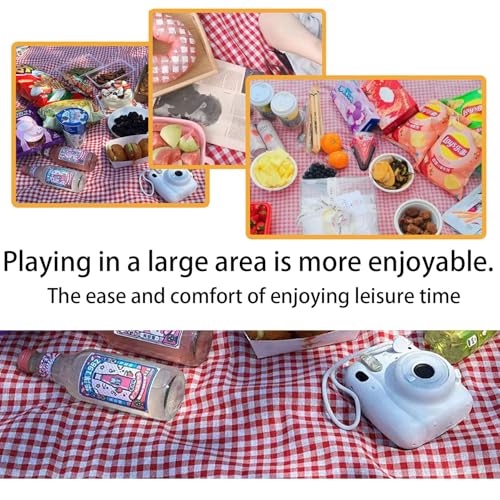 Super large Portable Thin Waterproof Beach Blanket, Suitable for Outdoor Camping use, 78x78 inch Foldable Outdoor mat, Suitable for Camping, Parks, Families, Adults, Children, and Pets (Red XXL) - color: Red