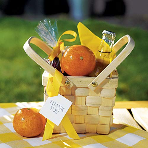 Weddingstar Medium 6" x 4" x 4.5" (1) Picnic Basket - size: Medium