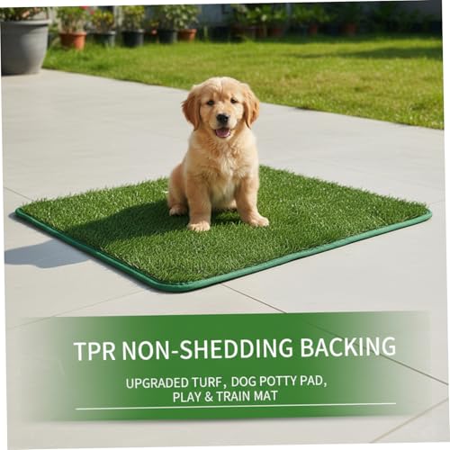 Dog Grass Pad, 18x28 Inch Artificial Grass for Dogs Potty Training, Realistic Turf Mat for Indoor & Balcony Use Artificial for Dogs Potty