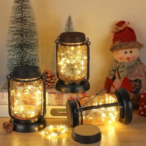 GDEALER 2 Pack Fairy Lights 20 Ft 60 Led Battery Operated Twinkle Lights with Remote Waterproof Silver Wire Twinkle Light 8 Modes Fairy String Light for Party Bedroom Decorations- Warm White - color: Warm White- Silver Wire