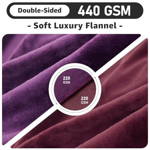 LOOBANI Waterproof Dog Blanket for Bed: Spill-Proof Puppy Blankets for Small Medium Dogs Washable, Reversible Soft Flannel Pet Throw for Couch Sofa Cover, Travel, Camping, 30" x 40", Purple - color: Purple, size: 30" x 40"