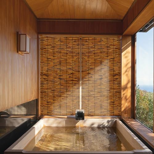 Natural Reed Fencing, 2.6FT X 6.6T Reed Screen Balcony Reed Fence Bamboo Screen Fencing for Outdoor Backyard Patio（Brown） - size: 1 Pack 2.6FT×6.6FT