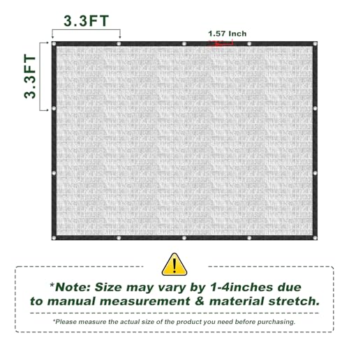 Aluminet Shade Cloth, 10x20FT, 85% Heat Reflective Tarp for Blocking Sun with Reinforced Stainless Steel Grommets for Pergola Shade Cover, Garden, Cars, Dog Kennel - color: 85% Shading Rate, size: 10x20 FT