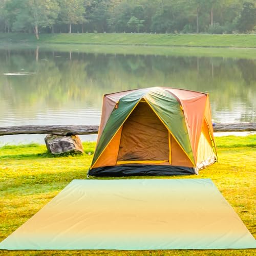 AISPARKY Beach Blanket Waterproof Sandproof Extra Large, Oversized Beach Mat, Quick Drying&Compact&Lightweight, Picnic Blankets Vacation Essentials for Outdoor Beach Camping (79" X 108" (6 Person)) - color: Gradient - California, size: 9' x 6'7"