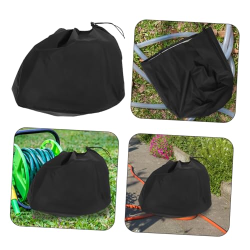 Retractable Garden Hose Reel Cover Waterproof Outdoor Hose Protector Drawstring Storage Bag for Yard Lawn Reel Protection