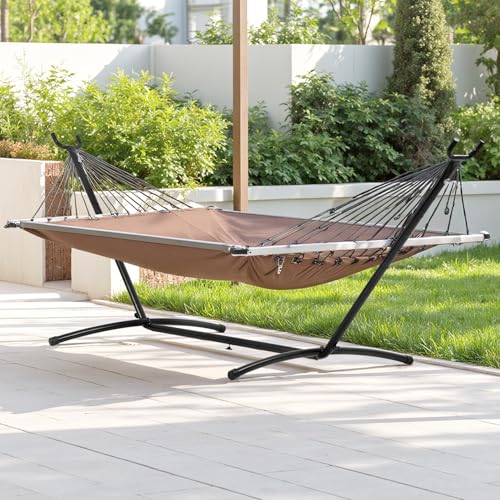 Hammock Stand Portable Heavy Duty Hammock Stand Portable Steel Stand Only for Outdoor Patio or Indoor with Carrying Case (No Hammock) - color: No Hammock