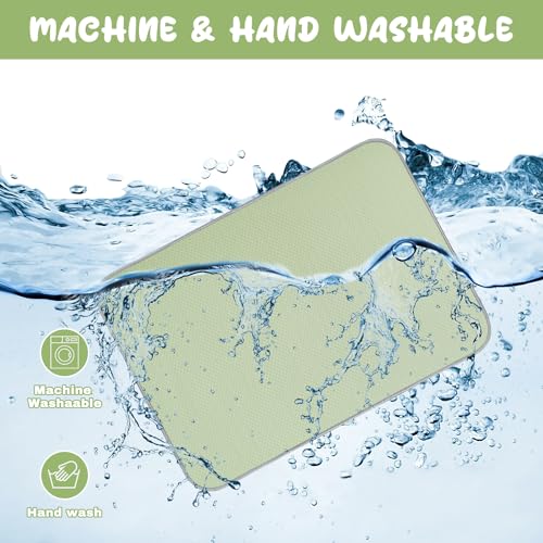 Buvlnee Summer Dog Cooling Mat Washable Ice Silk Self Cool Pad for Small Medium Large Dogs and Cats, Pet Sleeping Pad for Crate, Bed, Indoor & Outdoor Floor, Car Seats - color: Green, size: 59x40in