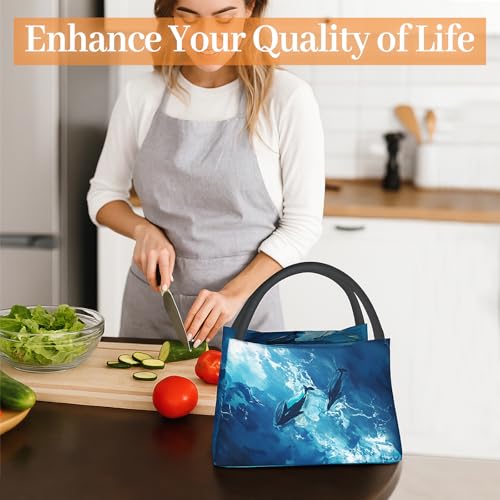 Classic Car Reusable Lunch Box,Countryside Scene with Tree and Vehicle Lunchbox for Men Boys,Insulated Lunchbag,11in*6.3in*6.7in,Gifts Makeup Bag,Portable Handbag for Picnic Work Travel Hiking - color: Car 01