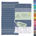 WETCAT Turkish Beach Towel Oversized (38"x71") 100% Turkish Cotton, Made in Turkey - Sand Free, Extra Large, Ultra Soft, Quick Drying, Compact & Lightweight for Travel - Dark Blue - color: Dark Blue, size: Beach Towel (38" x 71")