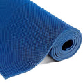 MYOYAY 3' x 16.4' Non-Slip PVC Drainage Floor Mat Commercial Wet Area Floor Mats for Outdoor Indoor Restaurant Kitchen Bar Swimming Pool Splash Matting Water Drain Flooring Mat, Blue