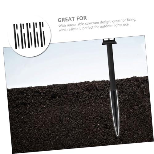 Lawn Light Accessories 15Pcs Solar Light Poles with Stakes and Connector Kit for Outdoor Landscape Path Lighting Extension