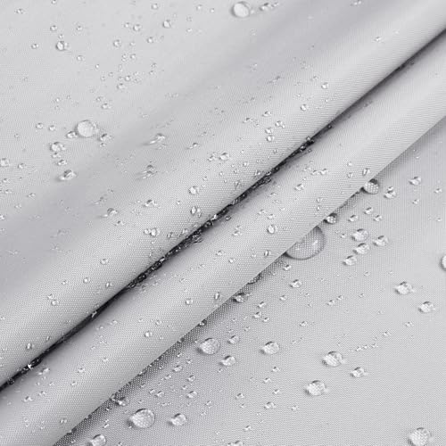 1Yard (60"×36") Marine Waterproof Fabric - Outdoor UV-Resistant Lightweight Durable Ripstop Material, UPF50+ Sun-Protection Blackout for Tarp Tent Camping Canopy, Off-White - color: Off-white, size: 1 Yard