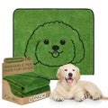 Qeils Reusable Puppy Pads, Washable Pee Pads for Dogs 4 Pack Durable Absorbent Leakproof Dog Training Pads for Home or Travel, Non-Slip Wee Wee Pads Potty Pads 30"x34" - size: 30"x34"(Pack of 4)