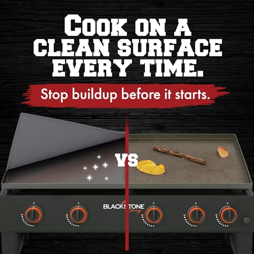 KITCHEN PERFECTION 28" Premium Silicone Griddle Cover Mat for Blackstone Griddle 28 Inch - Hermetic Protection from Rust & Debris All Year, Fits All Blackstone 28 Inch Models - Food Grade Silicone - color: Gray 28 inch